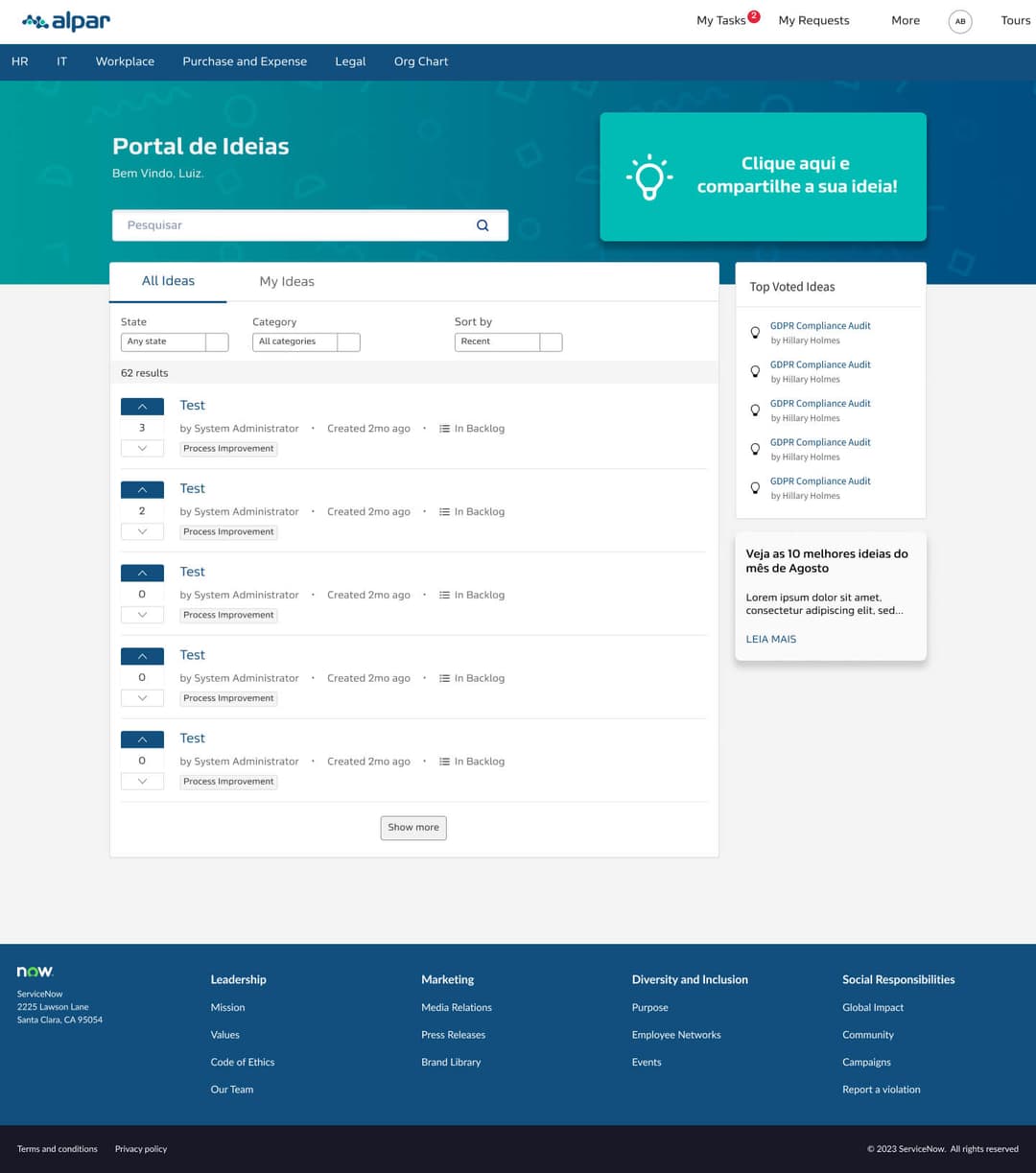 Idea Portal