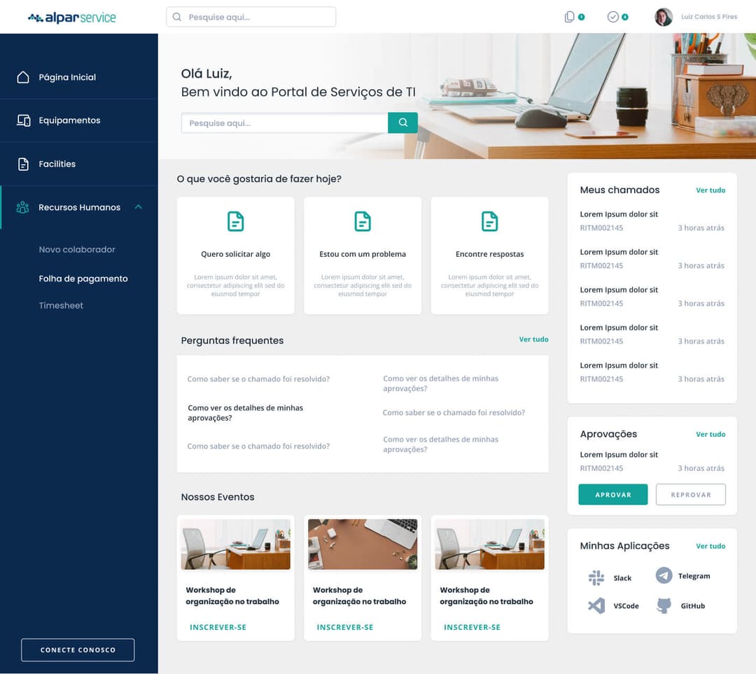 ServiceNow Portal right to the point