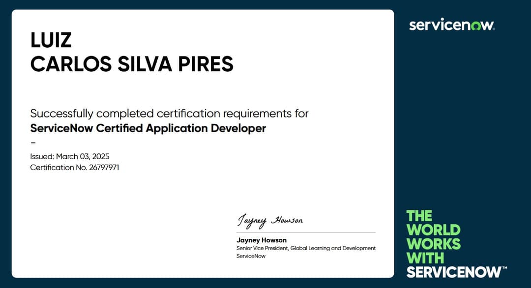 Certified Application Developer